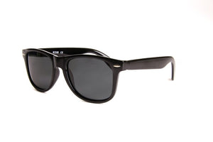 Ocean Glasses - Beach wayfarer Gafas de sol de plástico unisex color negro
