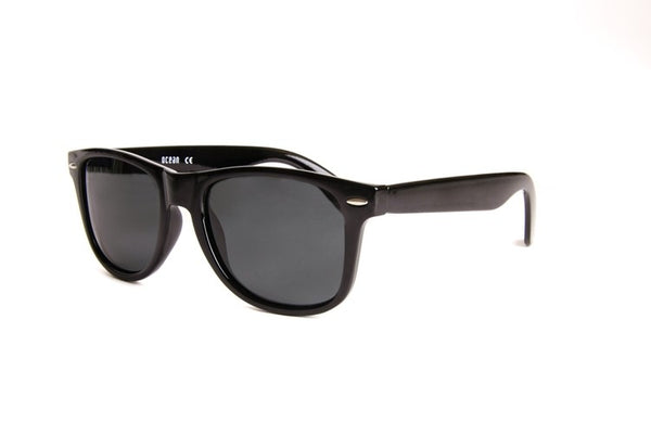 Ocean Glasses - Beach wayfarer Gafas de sol de plástico unisex color negro