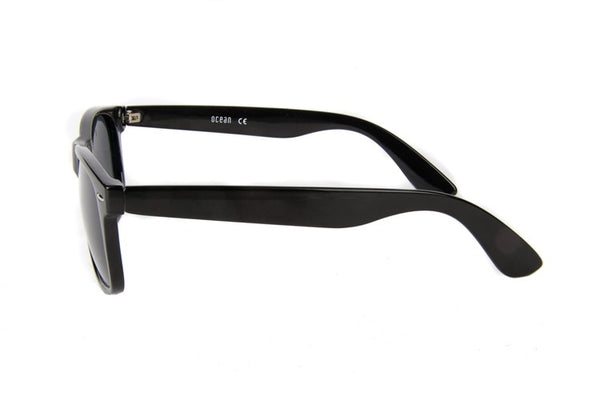 Ocean Glasses - Beach wayfarer Gafas de sol de plástico unisex color negro