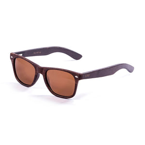 Ocean Glasses - Beach wood Gafas de sol de plástico unisex color marrón