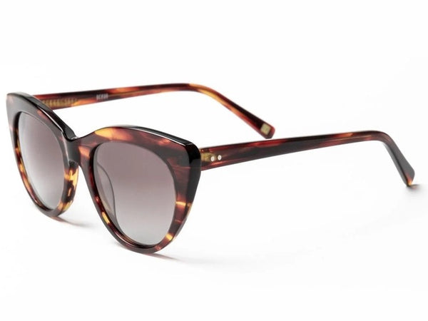 Ocean Glasses - Audrey Gafas de sol de acetato para mujeres color marrón