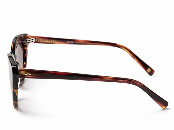 Ocean Glasses - Audrey Gafas de sol de acetato para mujeres color marrón