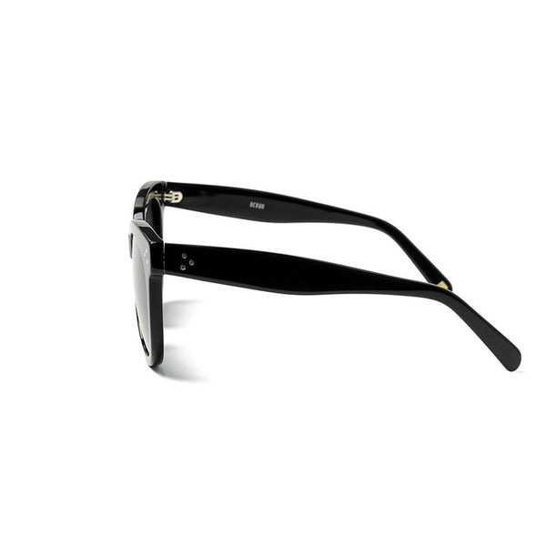 Ocean Glasses - Aretha Gafas de sol de acetato unisex color negro