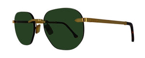 IRON PARIS Gafas de sol de metal para hombres color marrón