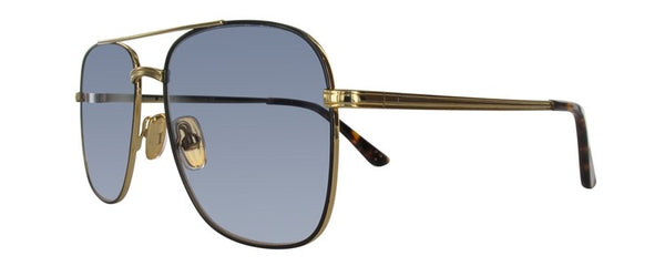 IRON PARIS Gafas de sol de metal para hombres color negro