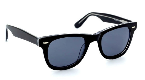 BLUE VALENS Gafas de sol de acetato unisex color negro