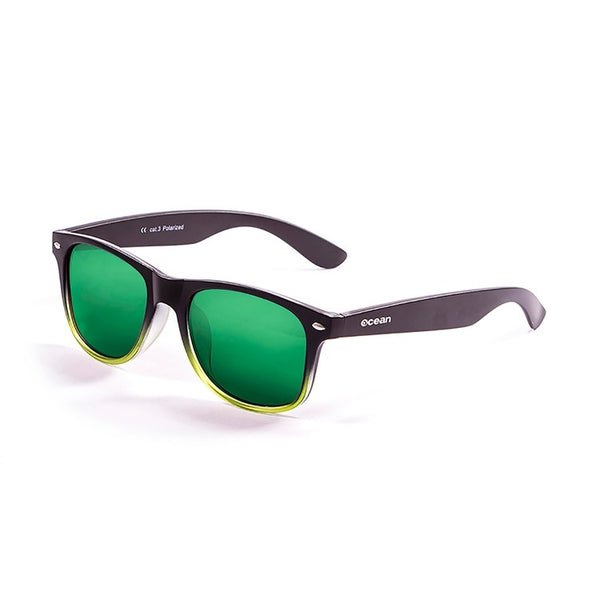Ocean Glasses - Beach wayfarer Gafas de sol de plástico unisex color negro