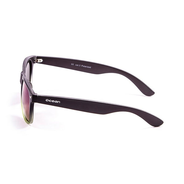 Ocean Glasses - Beach wayfarer Gafas de sol de plástico unisex color negro