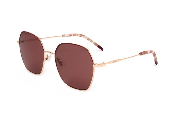 Hugo Gafas de sol de metal para mujer color cereza dorada