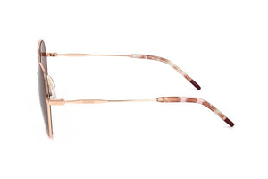 Hugo Gafas de sol de metal para mujer color cereza dorada