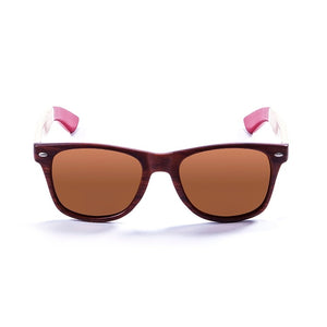 Ocean Glasses - Beach wood Gafas de sol de plástico unisex color rojo
