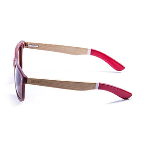 Ocean Glasses - Beach wood Gafas de sol de plástico unisex color rojo