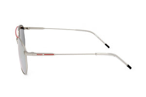 Hugo Gafas de sol de acero inoxidable para hombre color plata mate