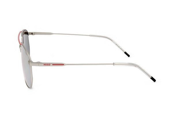 Hugo Gafas de sol de acero inoxidable para hombre color plata mate