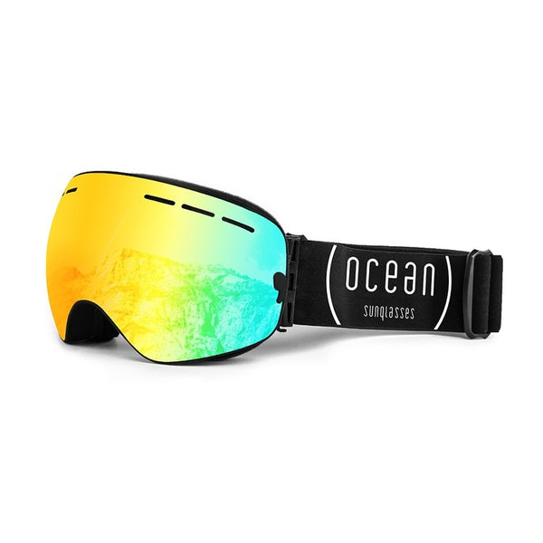 Ocean Glasses - Cervino Gafas de esquí de acetato unisex color negro