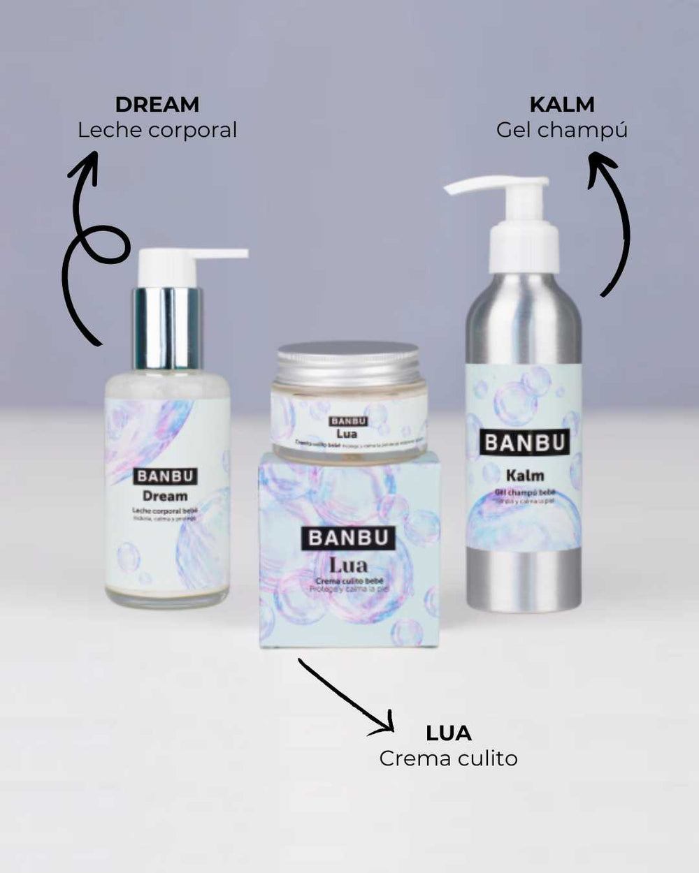 Banbu Pack bebé el cuidado más puro para su piel