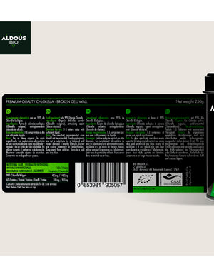 Aldous Chlorella Ecológica 1500 mg 500 comprimidos