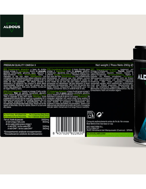 Aldous Omega 3 210 cápsulas