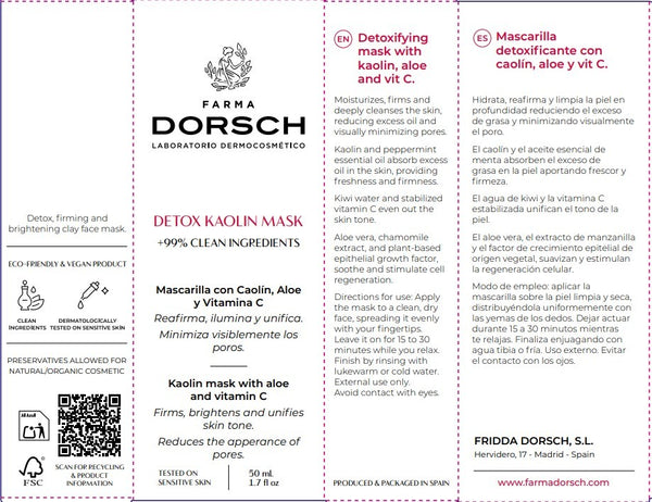 Farma Dorsch Mascarilla Detox Kaolin 50 ml