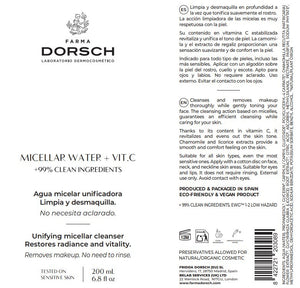 Farma Dorsch Agua Micelar Antioxidante con Vitamina C 200 ml
