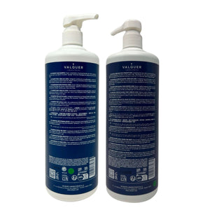 Valquer Pack para Cabellos Lisos - Champú y Mascarilla Capilar Glacial - 1000 ml + 975 ml - 5