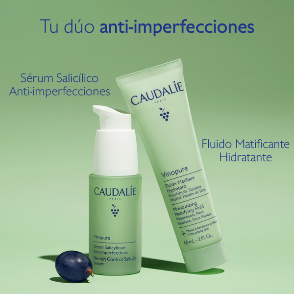 Caudalie Vinopure Sérum salicílico anti-imperfecciones 30 ml