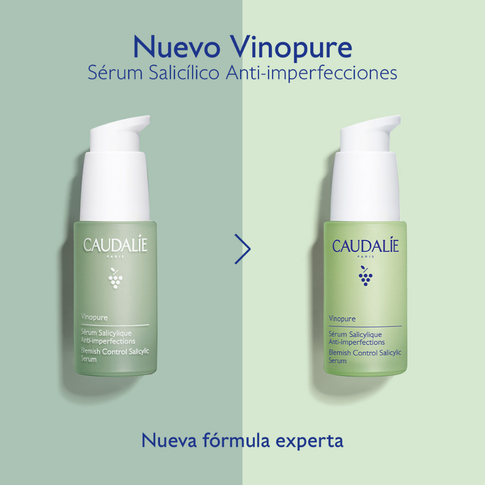 Caudalie Vinopure Salicylsäure-Serum gegen Hautunreinheiten, 30 ml