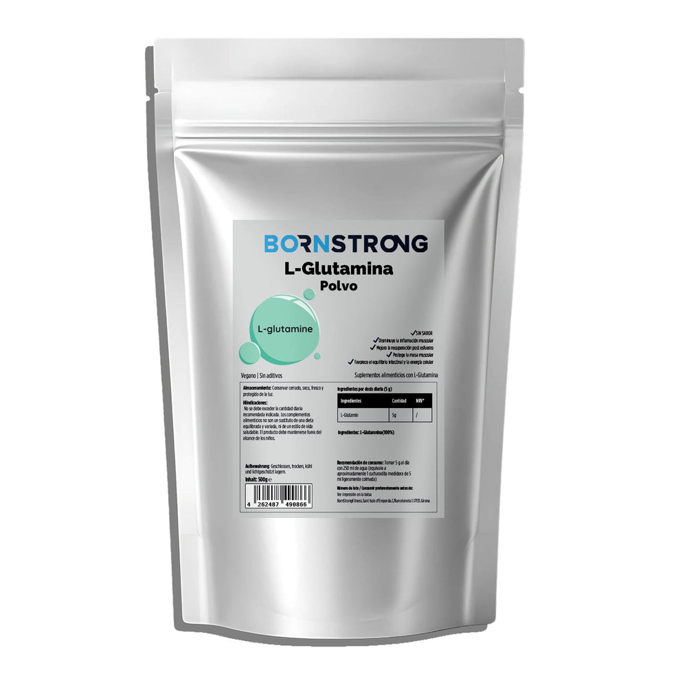 Bornstrong L-Glutamina en polvo 500 g