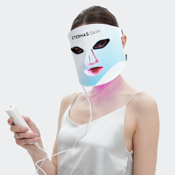 Eternas Kit completo de Máscaras LED Infrarrojas 850nm – Silicona Médica para Rostro, Cuello y Escote - 7