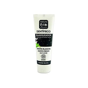 Naturabio Dentifrico Blanqueador Menta Bio & Carbon Activado 75 ml