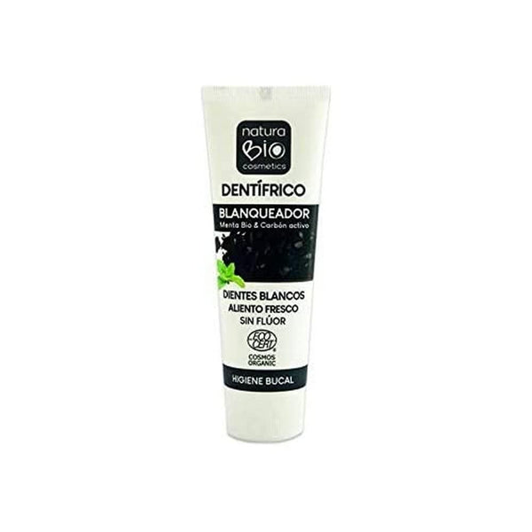 Naturabio Dentifrico Blanqueador Menta Bio & Carbon Activado 75 ml