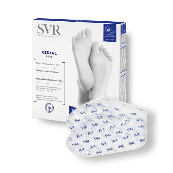 SVR XERIAL Peel Mascarilla exfoliante pies