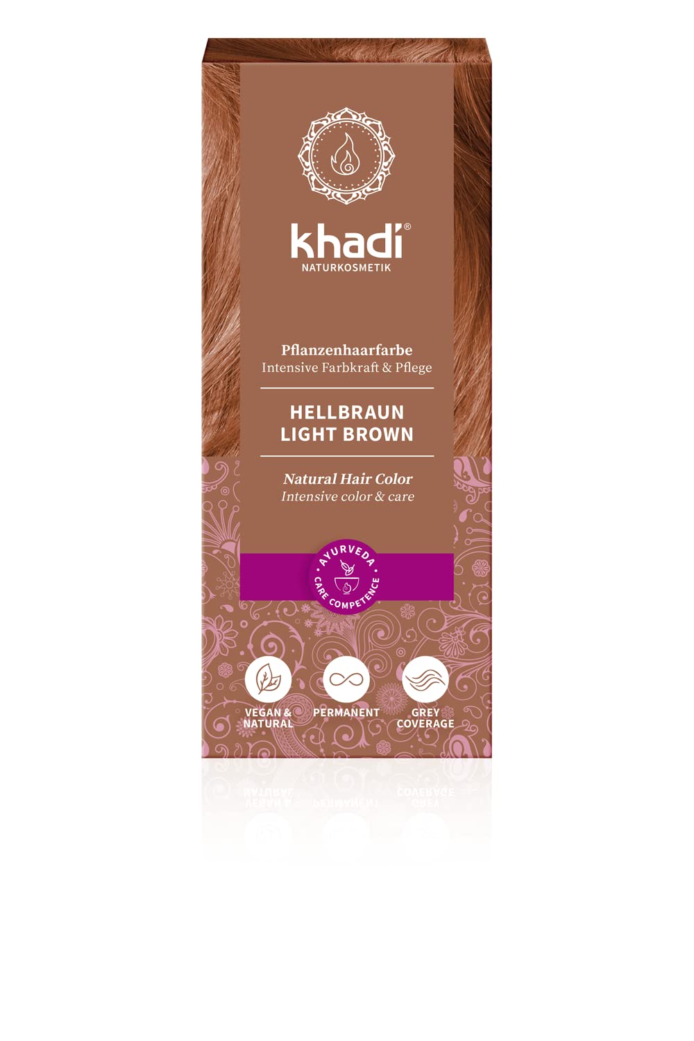 Khadi Herbal Color Castaño Claro 100 g