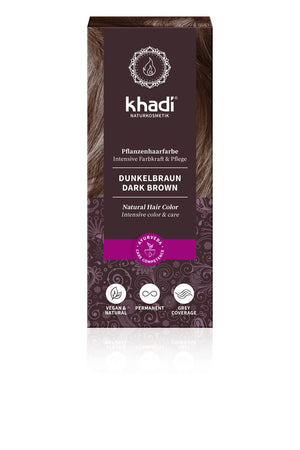 Khadi Herbal Color Castaño Oscuro 100 g