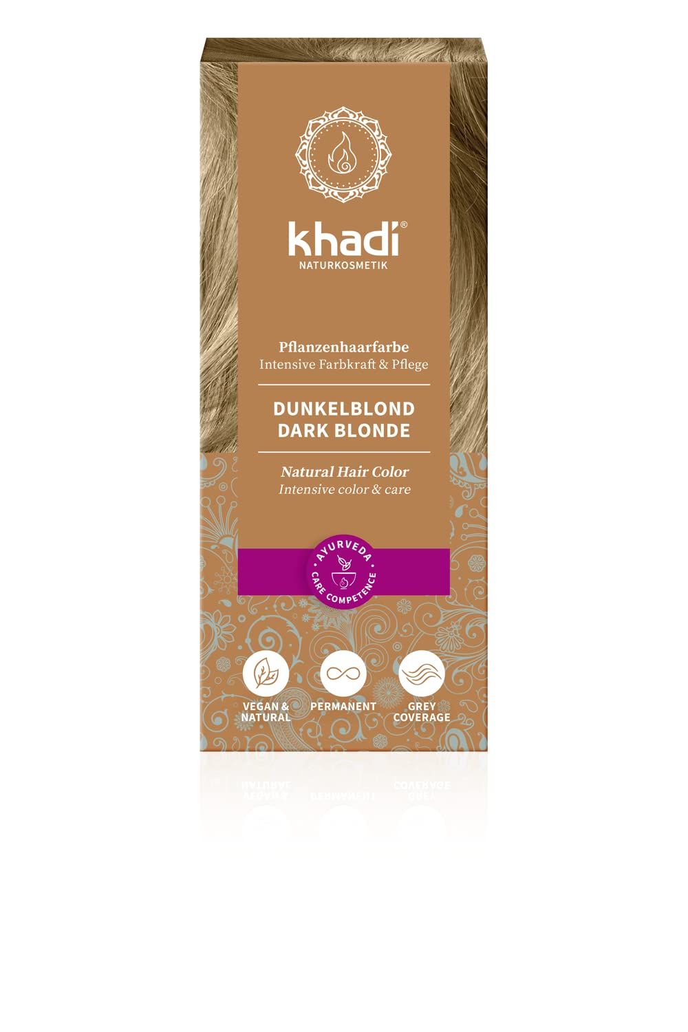 Khadi Herbal Color Rubio Oscuro/Ceniza 100 g