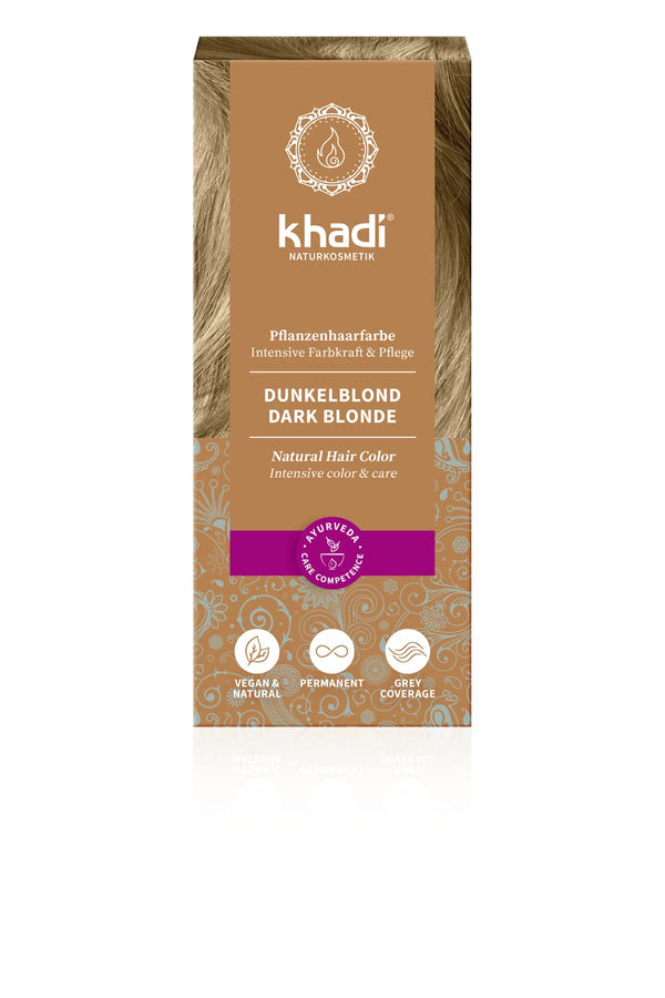 Khadi Herbal Color Rubio Oscuro/Ceniza 100 g