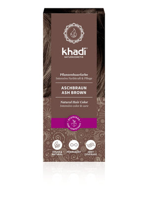 Khadi Herbal Color Castaño Ceniza 100 g