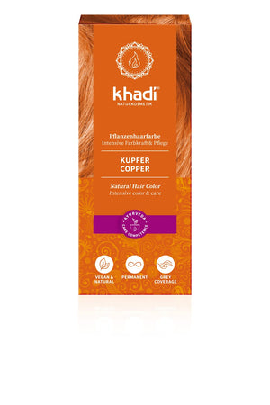 Khadi Herbal Color Cobre Brillante 100 gr
