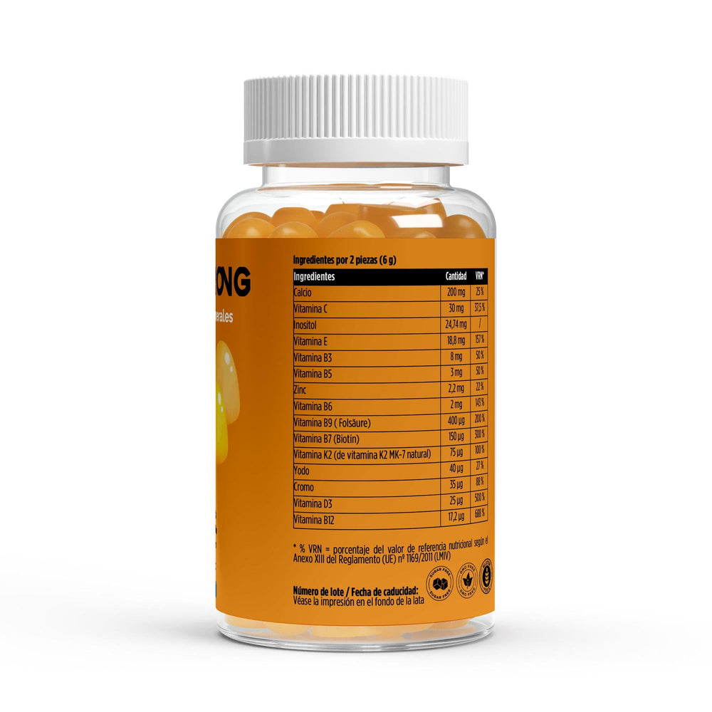 Bornstrong Multivitaminas + minerales gominolas 60 unidades