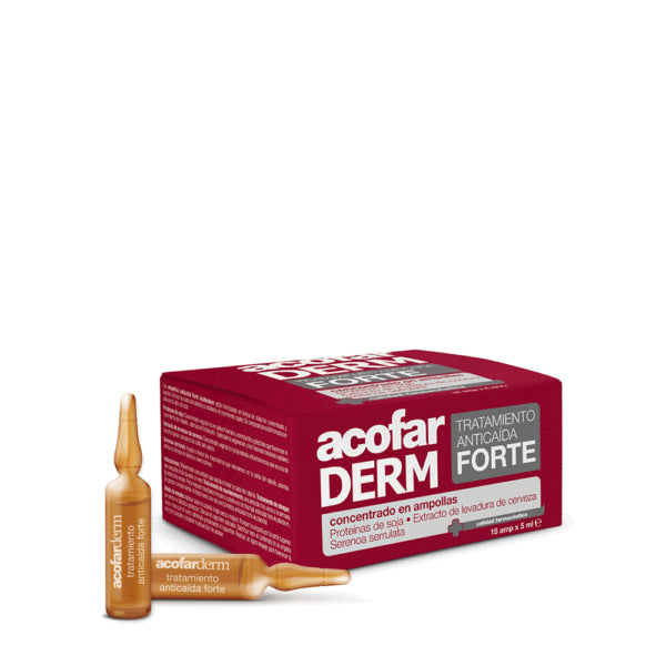 AcofarDerm Ampollas Anticaida Forte 15U