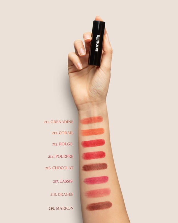 Sensilis Velvet Lips Barra de Labios Satinado 216 Chocolat 4,5 ml