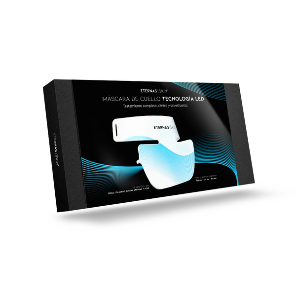 Eternas Máscara LED Infrarroja Profesional Cuello y Escote - 850nm Silicona de Grado Médico - 3