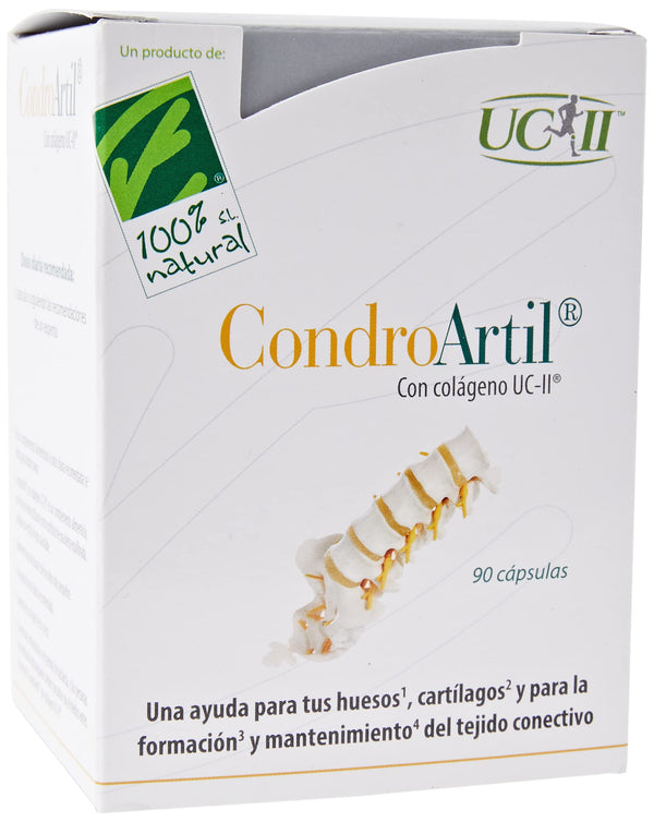 Cien X Cien Natural Condroartil con Colágeno UC-II 90 cap