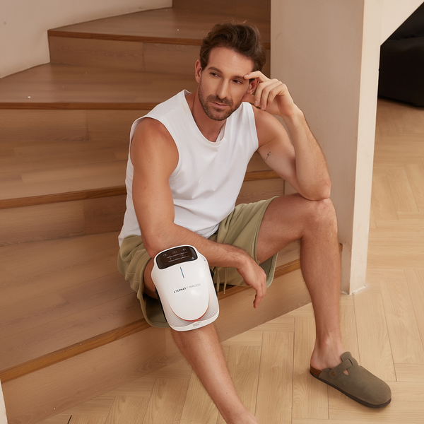 Eternas Masajeador de Rodilla Inalámbrico | Alivio del Dolor Articular por Infrarrojos, Calor, Láser y Vibración - 14