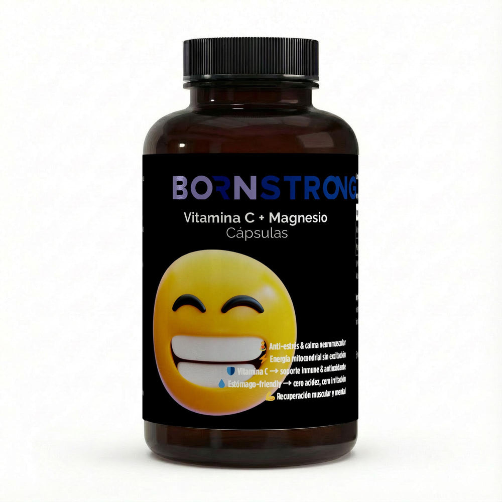 Bornstrong Vitamina C + magnesio 240 cápsulas