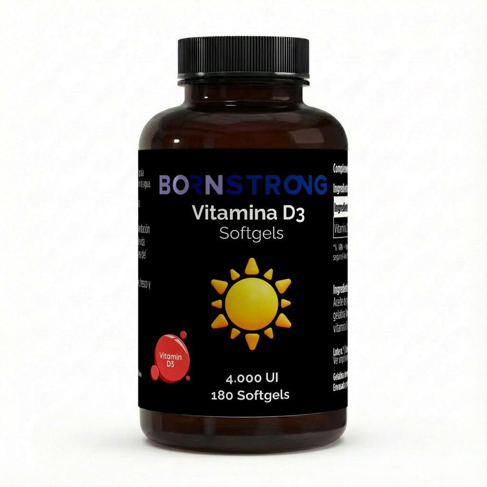 Bornstrong Vitamina D3 4000 UI 180 cápsulas blandas