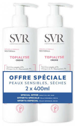 Pack SVR Topialyse DUO 2 x Crème 400 ml
