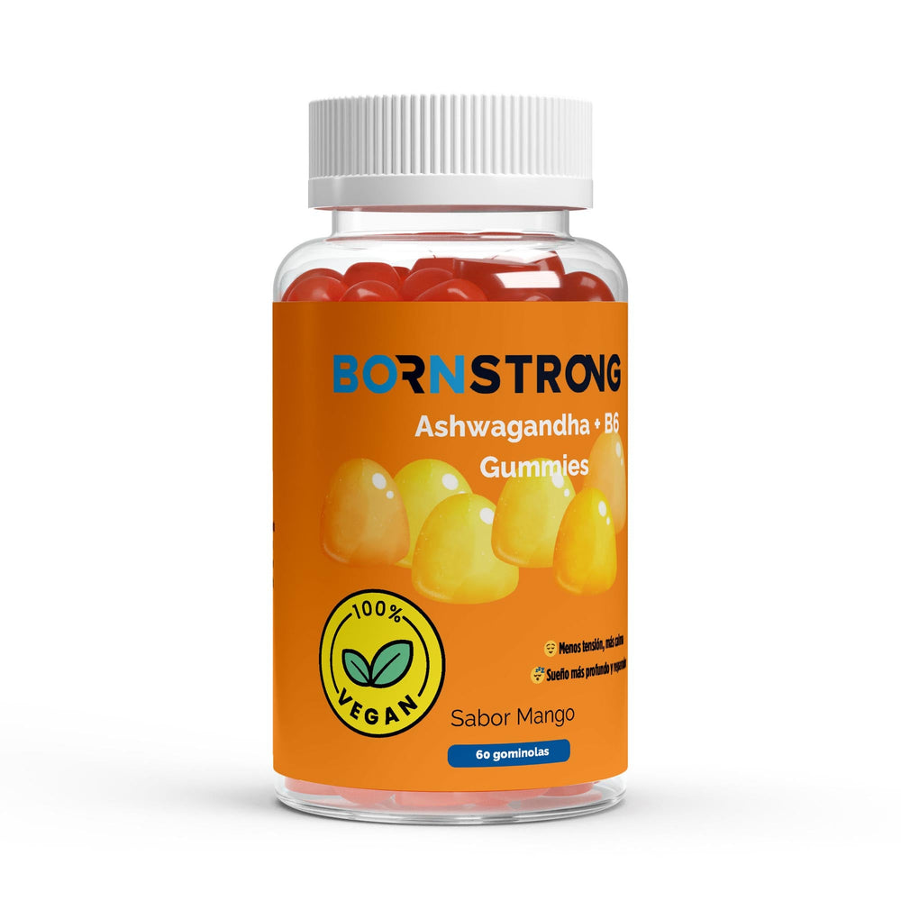Bornstrong Ashwagandha + Vitamina B6 gominolas 60 unidades