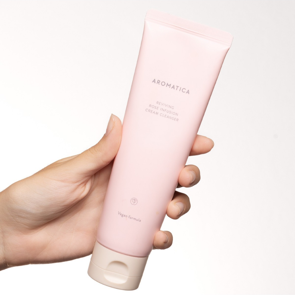 Aromatica Reviving Rose Infusion Cream Cleanser 145 g