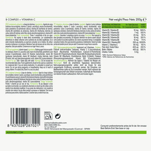 Aldous B Complex con Vitamina C 400 comprimidos